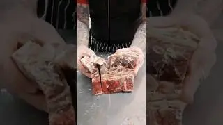 My thoughts on cutting steak on the bandsaw #meat #butcher #bandsaw #tbone #porterhouse #redmeat