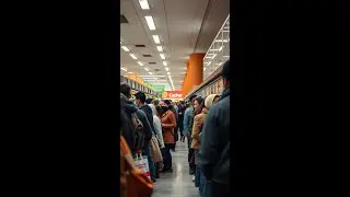 🛒 Waiting in Line: Supermarket Queues Around the World 🌍 #facts #motivation #grocery #business