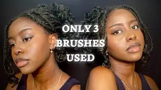 Easy 'No Makeup' makeup - with just 3 brushes!