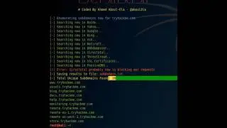 How to Create a Bash Script to Find Subdomains in any Website using Sublist3r Tool | Cyber Security