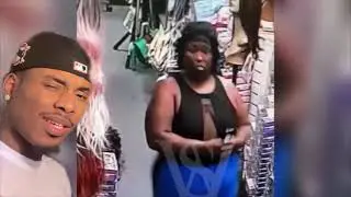 Woman takes a wig from the hair store in the craziest way!!