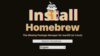 Install Homebrew on Mac OS