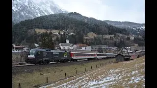 Arlberg Bahnverkehr am 25.02.23 &ndash; 