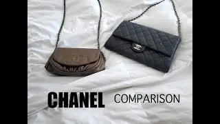 Chanel Comparison |  WOC vs Clutch With Chain