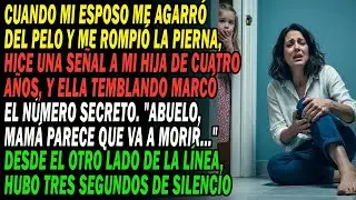 Mi Esposo Me Rompió La Pierna Por Su Amante😡 La Llamada Secreta De Mi Hija De 4 Años Cambió Mi Vida.