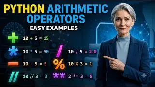 Python Operators Explained for Beginners  | Arithmetic Operators with Visual Examples 