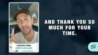Digistore24 Testimonial with Super Affiliate Carter York