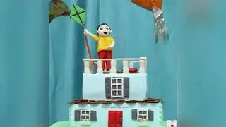 Makar sankranti Cake theme !! #Bornhan #loot #tillwa #haldikumkum #Bornal #kitethemecake !!