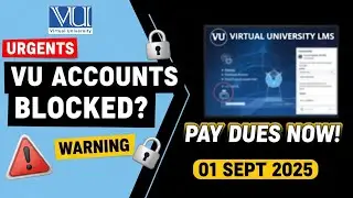 𝐀𝐥𝐞𝐫𝐭 𝐅𝐨𝐫 𝐕𝐔 𝐒𝐭𝐮𝐝𝐞𝐧𝐭𝐬 |🚨 𝐕𝐔 𝐋𝐌𝐒 𝐀𝐜𝐜𝐨𝐮𝐧𝐭𝐬 𝐁𝐥𝐨𝐜𝐤𝐢𝐧𝐠 | 𝐏𝐚𝐲 𝐘𝐨𝐮𝐫 𝐃𝐮𝐞𝐬 𝐁𝐞𝐟𝐨𝐫𝐞 01 𝐒𝐞𝐩𝐭 2025 ⁨@𝐕𝐔𝐤𝐡𝐚𝐧𝐩𝐮𝐫⁩
