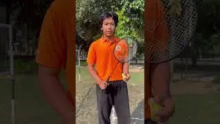 How to do flick serve in badminton 🏸  #lpuphysicaleducation #sports #motivation