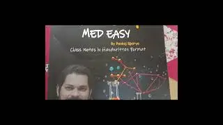 CHEMISTRY MED EASY Book review by Neet Aspirant/ #Pankaj sir #handwritting NOTES #Physicswallah#
