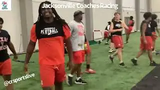 Jacksonville coaching staff race. Team bonding