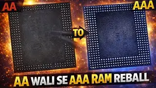 7️⃣ Dual Decker CPU-RAM Reball 💥 HIGH HEAT Method Explained  Most Dangerous Samsung