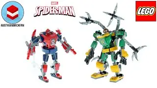 LEGO Spiderman 76198 Spider-Man & Doctor Octopus Mech Battle Speed Build