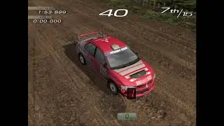 Playing Sega Rally 2006 Arcade Mode on PCSX2 1.6.0 Emulator 1440p 60fps