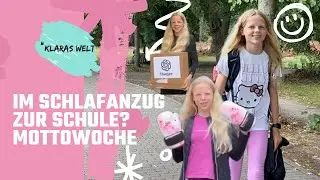 Meine MOTTOWOCHE in der Schule 😍 | Pyjama, Red Carpet & mehr! | @Klaras-Welt 