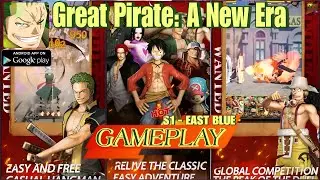 Great Pirate: A New Era - Gameplay 🎮 Free Gift Pack Codes 🎁 Classic anime-role Playing 2D Graphics
