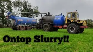 Ontop Slurry spreading!! Big Tankers, Tractors
