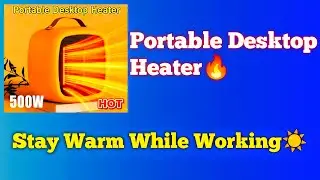 Stop Freezing at Work!🥶Best Portable Desk Heater for Winter 2026.Stay Warm While Working! Aliexpress