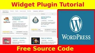 Create Wordpress Widget Plugin from scratch - Social network links