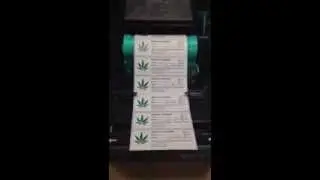 Compact THC Printer - The Medical Cannabis Label Printer