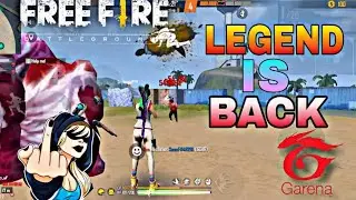 LEGEND IS BACK PRO PLAYER IN FREE FIRE COMING SON GAMEPLAY HECKER