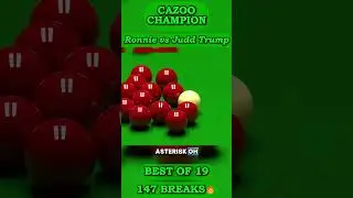 When Rocket Ronnie Start Firing Against Judd Trump | Snooker Match| #2025 #Snooker #ronnieosullivan