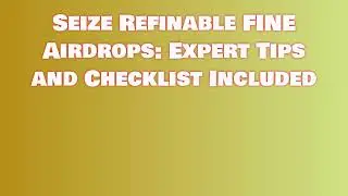 Get Free Refinable FINE Airdrop  |  Discover Refinable FINE Airdrop Exchange Options