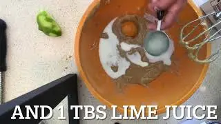 Lime-Coconut cookies/ Baking tutorial