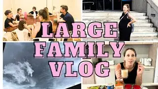 Small House Living, Potato Soup/ 1st Day of Uni at 36 Weeks Pregnant! A HUGE Storm!#vlog