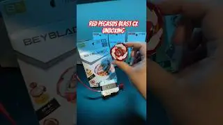 Unboxing Red Pegasus Blast CX #beyblade #beybladeunboxing #aeropegasus #beybladex #unboxing