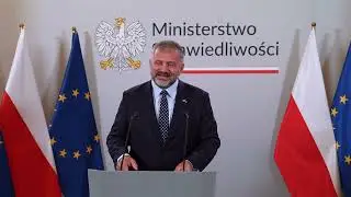 Konferencja prasowa Ministra Sprawiedliwości Waldemara Żurka - podsumowanie pierwszy dni pracy