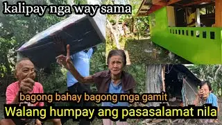 Labis ang tuwa Bagong bahay bagong mga gamit sa mag asawang senior ll Rene OC