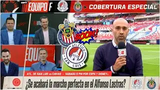 PELIGRA marcha perfecta de CHIVAS vs SAN LUIS. Reto de MILITO, volver al ritmo en LIGA MX | Equipo F