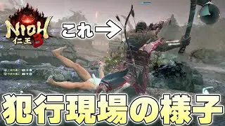 未来の徳川3代目将軍、路上の悪漢にかかと落としを喰らい半裸で落命【仁王3実況】