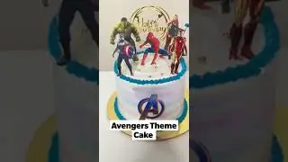 Avengers Theme Cake ~ Onlinecake.in