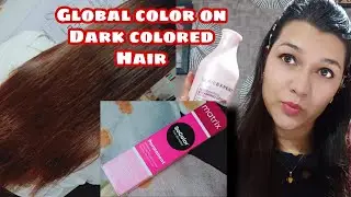 Global Color Highlights with Matrix Socolor pre-bonded permanent hair color