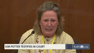 Kim Potter's emotional testimony on what happened leading up to the death of Daunte Wright