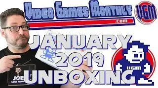 Video Games Monthly Unboxing - Ep. 23- January 2019 - JGR