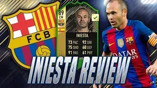 INFORM INIESTA REVIEW | 89 INIESTA REVIEW | FIFA 18 ULTIMATE TEAM