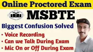 Msbte Exam Biggest Doubt Solved | Voice Recording Problem| Mic On or Off Problem Solved #shorts