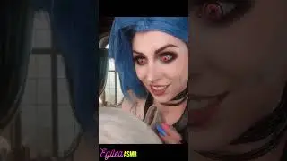 Jinx Dyes Your Hair Blue 💙 ASMR Arcane