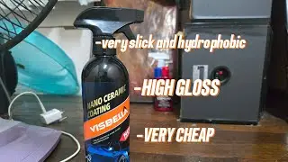 How to nano ceramic coating  on a black car by VISBELLA 
