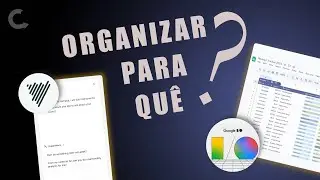 Será que ainda faz sentido organizar?