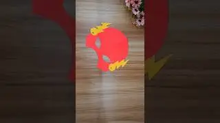 Superhero Mask / How to Make Flash Mask/ Paper Mask ides #superhero #papermask #mask #trendingshorts