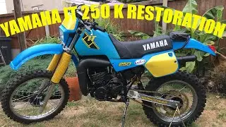 Restoring a yamaha  IT 250 K FULL restoration from pig to minty