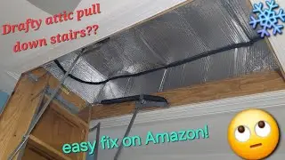 AMAZON Insulated attic cover. How to install!