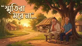 স্মৃতিরা মরে না বুকের এক কোণে নিঃশব্দে বাঁচে। 🫶#Bangla cartoon #Bangla stories 