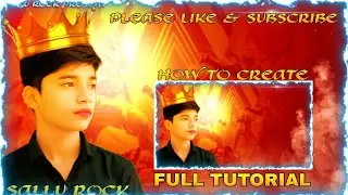 HOW TO CREATE A AWESOME THUMBNAIL IN PICSART|LIKE DP FUKREY YT |PLEASE|LIKE |SHARE|AND COMMENT|