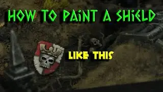 Painting a quartered shield for Age of Sigmar or Warhammer